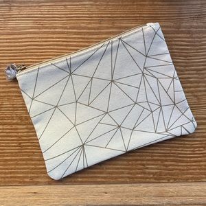 💰5/$25 New Bare Minerals Makeup Bag Gold Cream